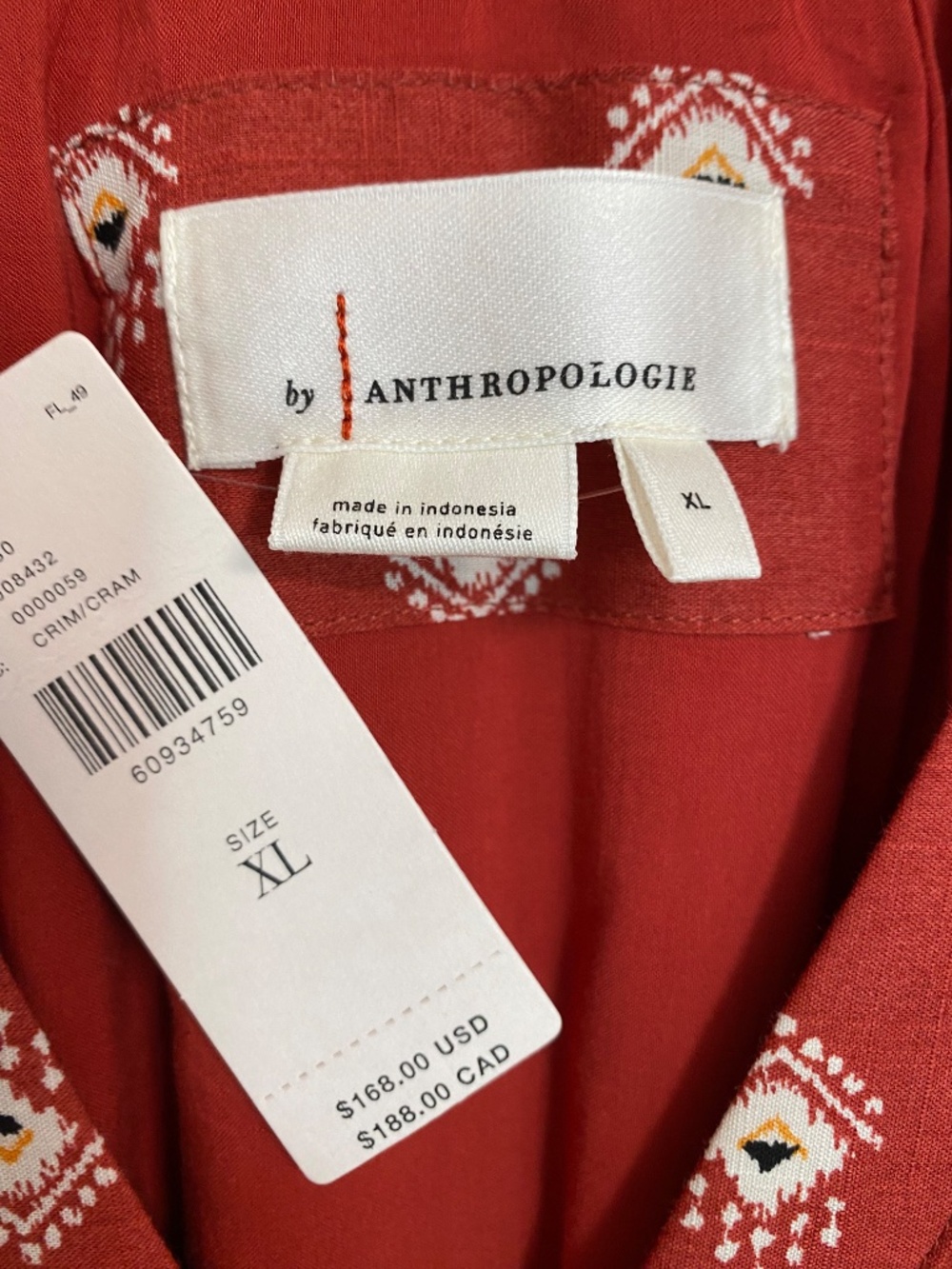 Anthropologie Dress Size XL - Picture 4 of 5